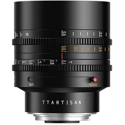 TTArtisan 85mm T2.1 Lente de Cine Dual-Bokeh Full Frame Canon RF 82mm