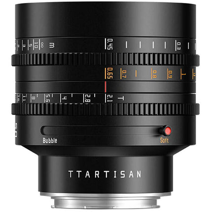 TTArtisan 50mm T2.1 Lente de Cine Dual-Bokeh Montura Leica L Filtro 82mm Apertura T2.1-T22
