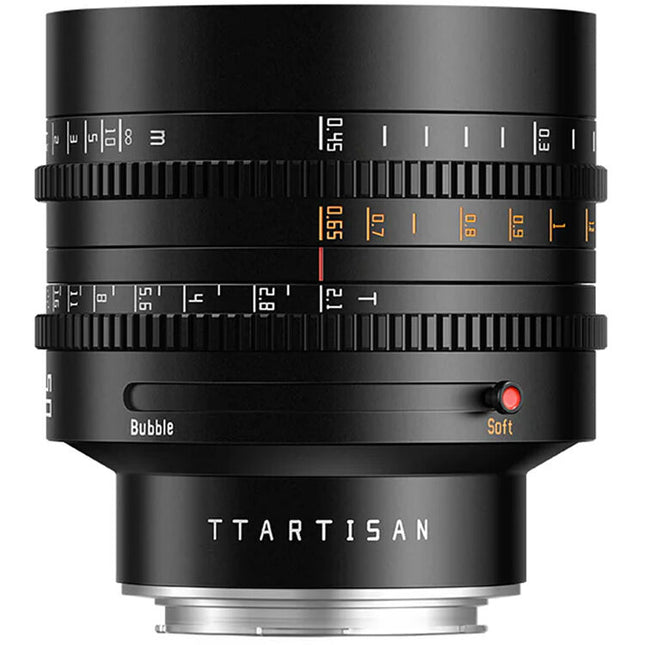 TTArtisan 50mm T2.1 Lente de Cine Dual-Bokeh Montura Leica L Filtro 82mm Apertura T2.1-T22