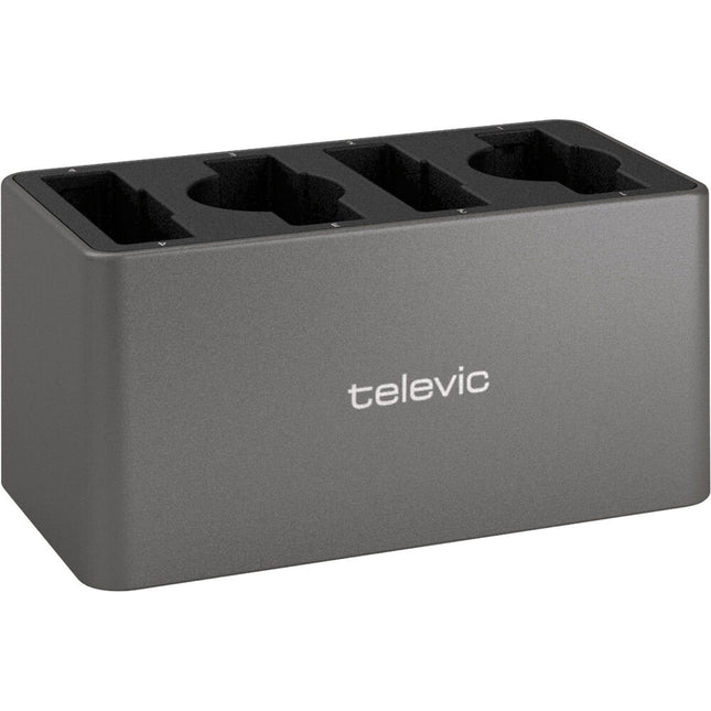 TELEVIC Unite CDS-4/2 Cargador de Escritorio 4 Puertos para Transmisores 12V