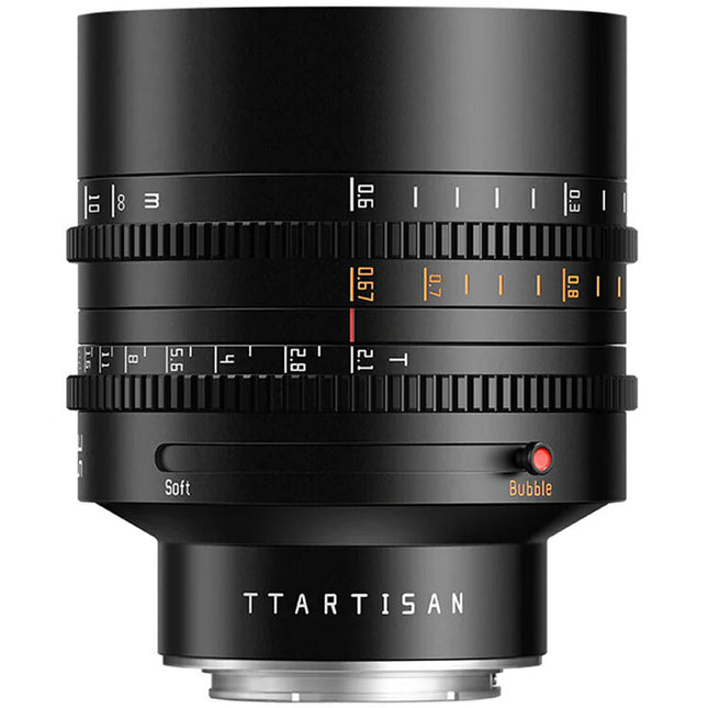 TTArtisan 85mm T2.1 Lente de Cine Dual-Bokeh para Sony E con Apertura T2.1 y Filtro 82mm