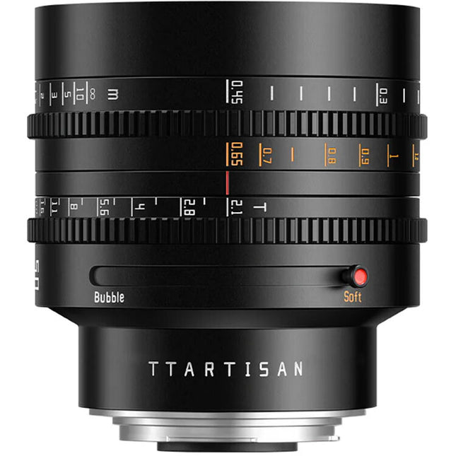 TTArtisan 50mm T2.1 Lente Cine Dual-Bokeh Full Frame Apertura T2.1