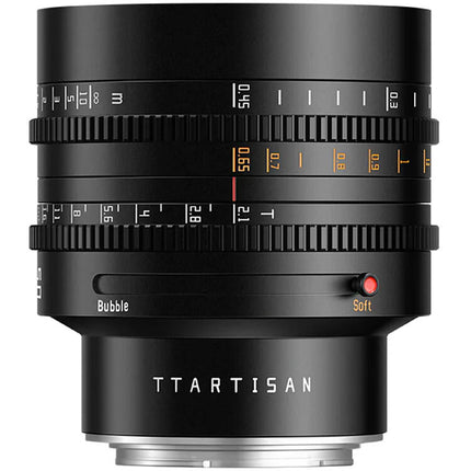 TTArtisan 50mm T2.1 Lente Cine Dual-Bokeh para Nikon Z Full Frame