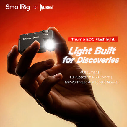 SmallRig Thumb Linterna EDC 400 Lúmenes USB-C Recargable Difusor