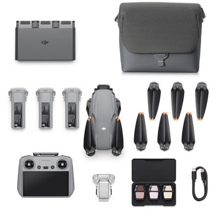 DJI Air 3S Dron con Sistema Dual de Cámara 24mm 70mm y Combo Fly More