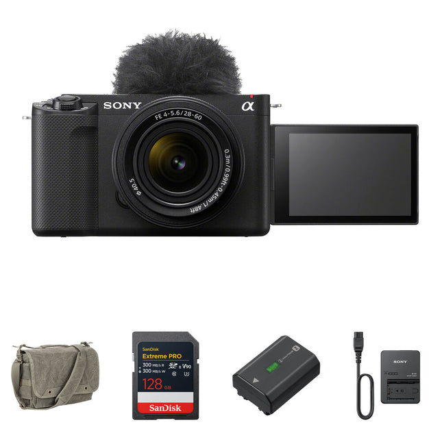 Sony ZV-E1 Cámara sin Espejo 12MP 4K 120p con Kit Esencial Negro