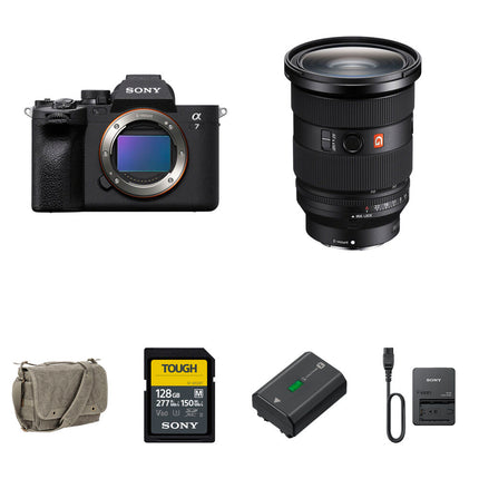 Sony a7 IV Cámara sin Espejo 33MP 4K 60p con Lente 24-70mm f2.8 II y Kit Essentials+