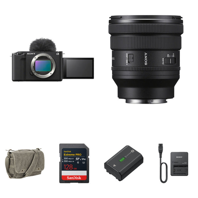 Sony ZV-E1 Cámara sin Espejo 12MP Sensor 16-35mm f4 con Kit Essentials