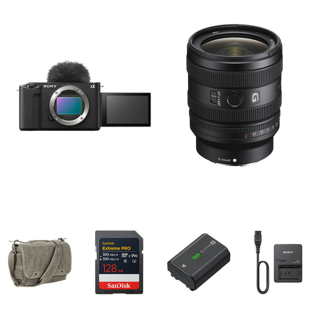 Sony ZV-E1 Cámara Mirrorless con Lente 24-50mm f2.8 y Kit Essentials+ Negro