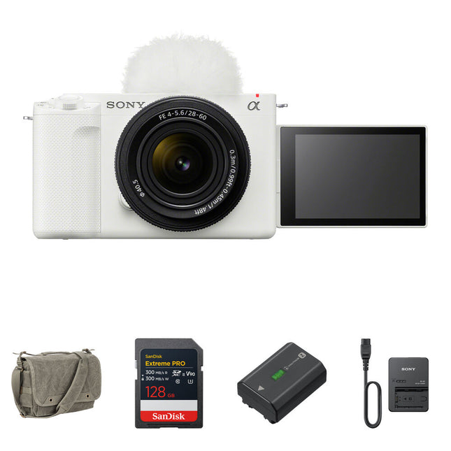 Sony ZV-E1 Cámara sin Espejo 12MP 4K 120p con Lente 28-60mm Kit Essentials
