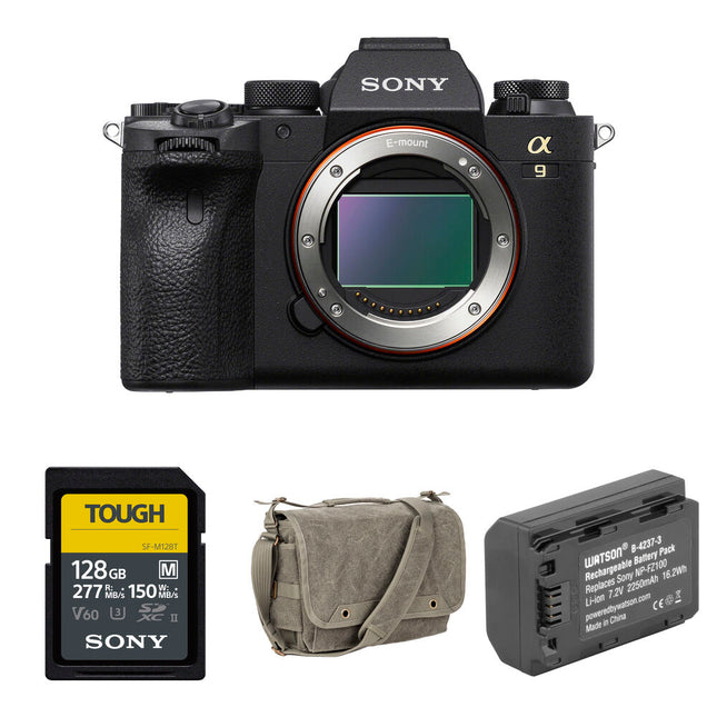 Sony a9 II Cámara sin Espejo 24.2MP UHD 4K 128GB Bundle Completo