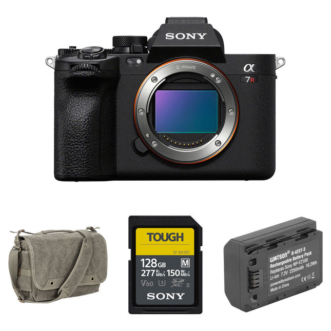 Sony a7R V Cámara sin Espejo 61MP 10fps con Kit Básico y Bolsa