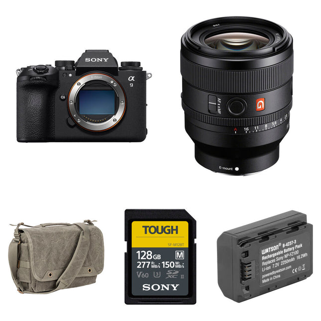 Sony a9 III Cámara Sin Espejo 24.6MP 120fps con Lente 50mm f/1.4 y Kit Básico