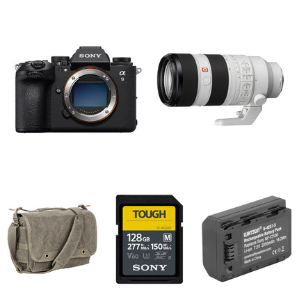 Sony a9 III Cámara Sin Espejo 24.6MP 120fps con Lente 70-200mm f/2.8 y Kit Básico