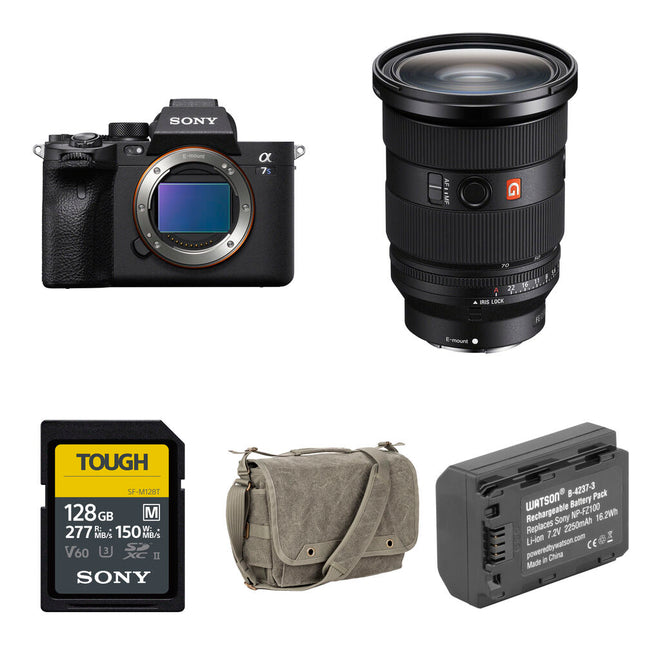 Sony a7S III Cámara sin Espejo 12MP 4K 120p con Lente 24-70mm f/2.8 GM II y Kit Básico