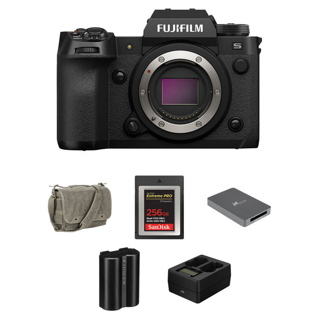 FUJIFILM X-H2S Cámara Mirrorless 26.1MP 4K120p con Kit Essentials+