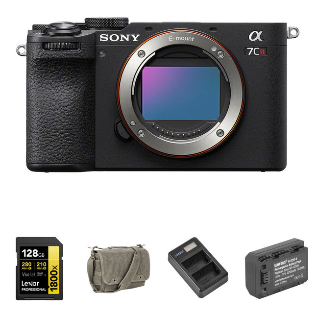Sony a7CR Cámara sin Espejo 61MP 8fps con Bundle Básico Negro