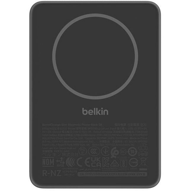 Belkin BoostCharge Slim Banco de Energía Magnético 5000mAh 15W Carga Rápida
