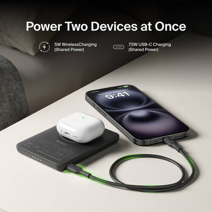 Belkin BoostCharge Slim Banco de Energía Magnético 5000mAh 15W Carga Rápida