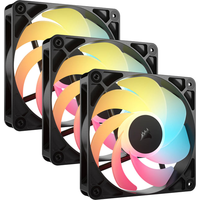 CORSAIR RS120-R ARGB Pack de 3 Ventiladores PWM 120 mm 2100 rpm