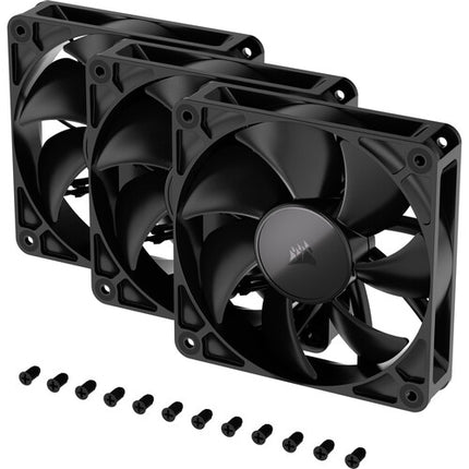 CORSAIR RS120 Ventilador PWM 120mm 2100 RPM 3 unidades negro