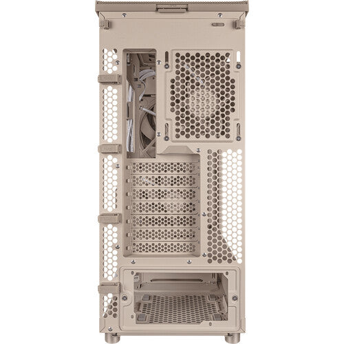 ASUS ProArt PA401 Wood Edition Caja Mid-Tower para ATX con Panel Mesh y Ventiladores Integrados