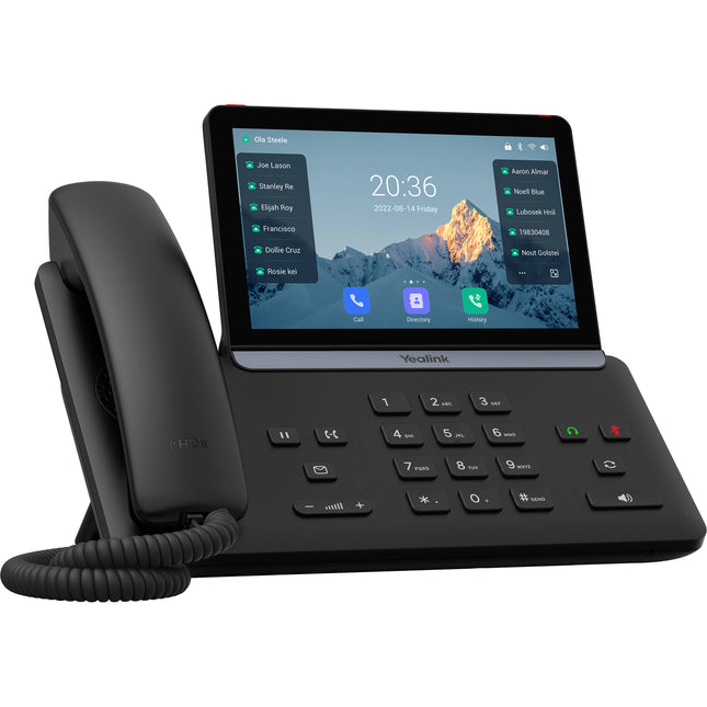 Yealink SIP-T88W Teléfono IP Inalámbrico Wi-Fi 6 Pantalla Táctil 7"