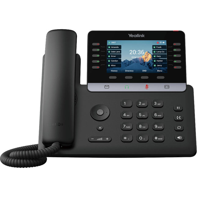 Yealink SIP-T74U Teléfono IP de Escritorio 16 Cuentas SIP Pantalla 4.3"