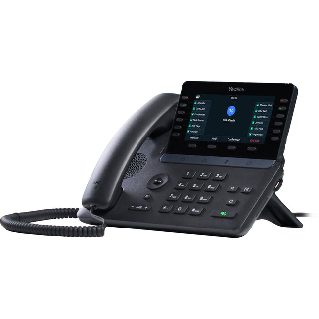 Yealink SIP-T85W Teléfono IP Inalámbrico 16 Cuentas Wi-Fi 6 Bluetooth 5.0 Pantalla 5.5"