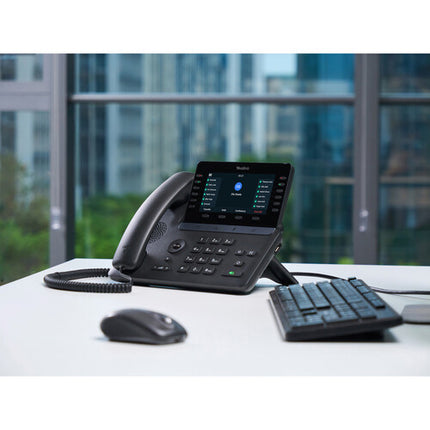 Yealink SIP-T85W Teléfono IP Inalámbrico 16 Cuentas Wi-Fi 6 Bluetooth 5.0 Pantalla 5.5"