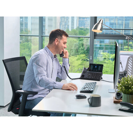 Yealink SIP-T85W Teléfono IP Inalámbrico 16 Cuentas Wi-Fi 6 Bluetooth 5.0 Pantalla 5.5"