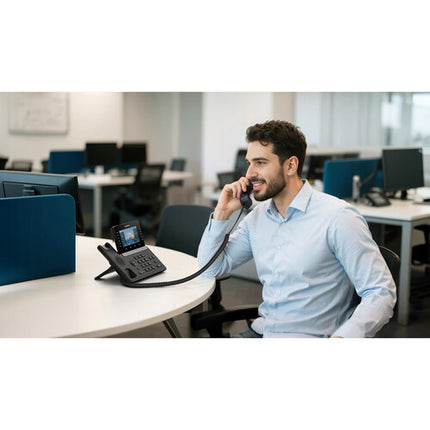 Yealink SIP-T85W Teléfono IP Inalámbrico 16 Cuentas Wi-Fi 6 Bluetooth 5.0 Pantalla 5.5"