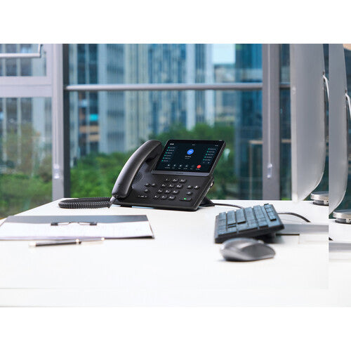 Yealink SIP-T77U Teléfono IP de Escritorio 7 Pulgadas 16 Cuentas SIP PoE