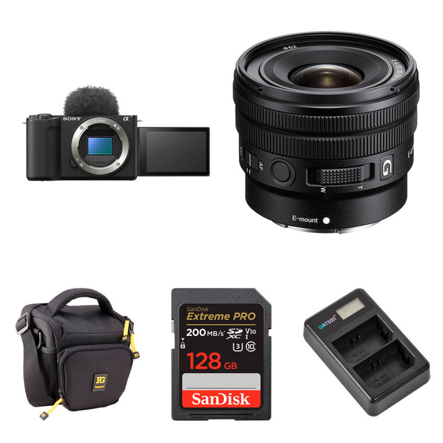 Sony ZV-E10 II Cámara sin Espejo 26MP 4K 10-20mm f/4 Kit Básico