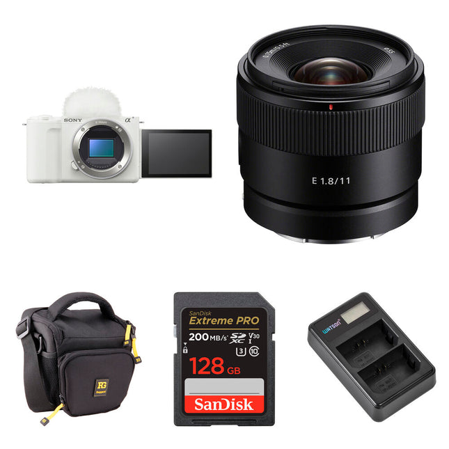 Sony ZV-E10 II Cámara sin Espejo 26MP 4K60p con Lente 11mm f18 y Kit Básico