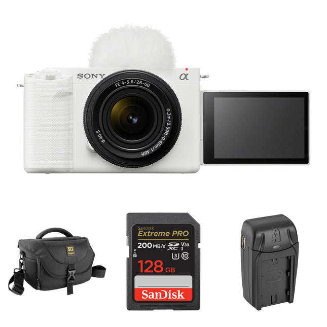 Sony ZV-E1 Cámara Sin Espejo 12MP 4K 120p Lente 28-60mm Bundle Básico