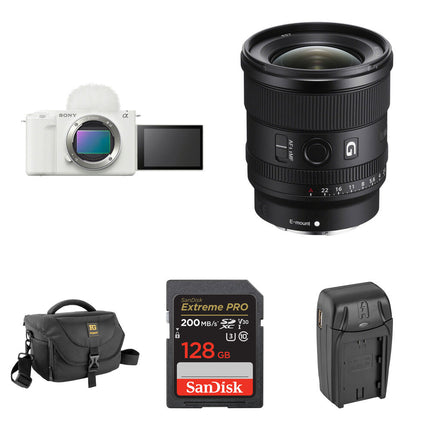 Sony ZV-E1 Cámara sin Espejo 12MP 4K 120p con Lente 20mm f1.8 y Kit Básico