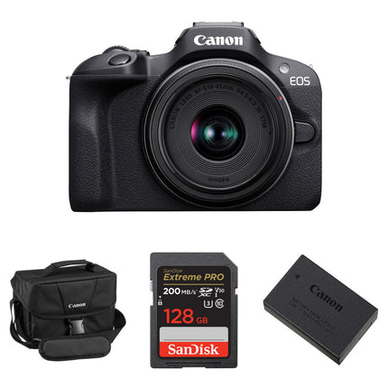 Canon EOS R100 Cámara sin Espejo 24.1MP 4K 18-45mm Kit Essentials+