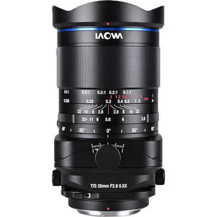 Venus Optics Laowa 35mm f2.8 Zero-D Tilt-Shift Macro para Nikon Z con enfoque manual y recubrimiento repelente al agua