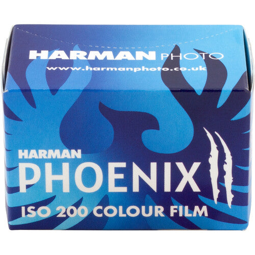 HARMAN technology Phoenix II 200 película color negativa 35mm 24 exposiciones ISO 200