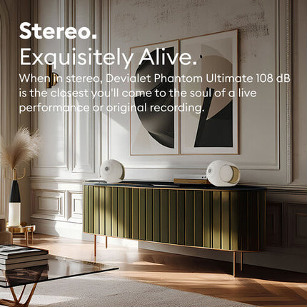 Devialet Phantom Ultimate 108 dB Altavoz Inalámbrico 1100W Wi-Fi 6 Bluetooth 5.3