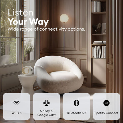 Devialet Phantom Ultimate 98 dB Altavoz Inalámbrico 400W 18Hz-25kHz Opéra de Paris