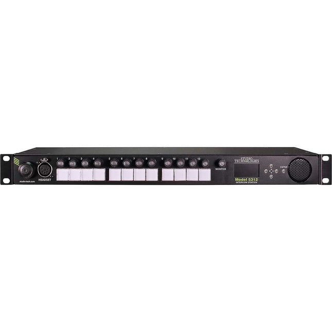 Studio Technologies Model 5312 Estación de Intercomunicador Dante 12 Canales