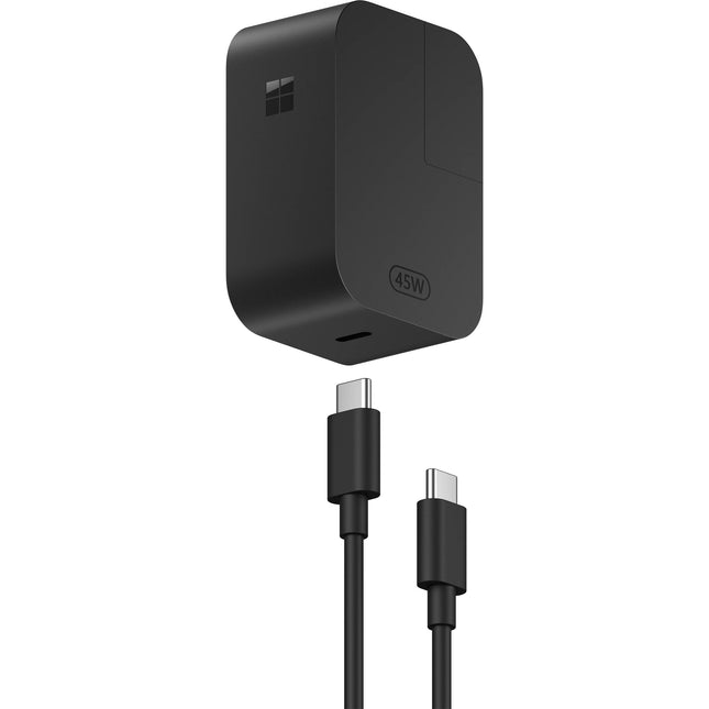 Microsoft 45W Surface Cargador de Pared USB-C con Cable Desmontable