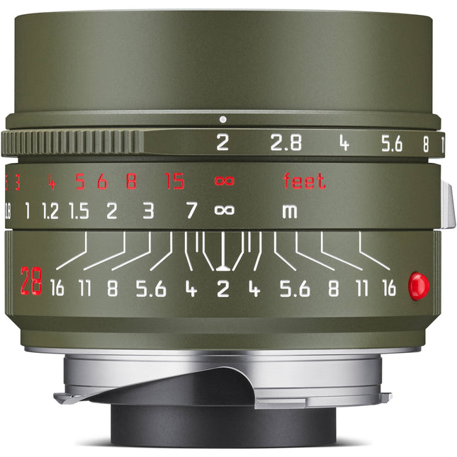 Leica Summicron-M 28mm f2 ASPH Objetivo Full Frame Distancia 1.3' Verde Safari