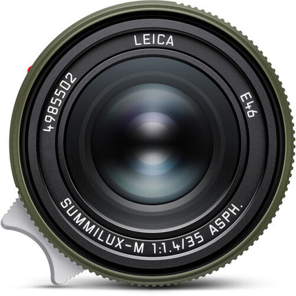 Leica Summilux-M 35mm f/1.4 ASPH. Objetivo Full-Frame 11 Láminas con Estuche Safari Green