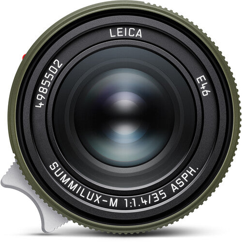 Leica Summilux-M 35mm f/1.4 ASPH. Objetivo Full-Frame 11 Láminas con Estuche Safari Green