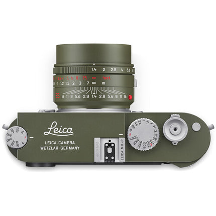 Leica Summilux-M 35mm f/1.4 ASPH. Objetivo Full-Frame 11 Láminas con Estuche Safari Green