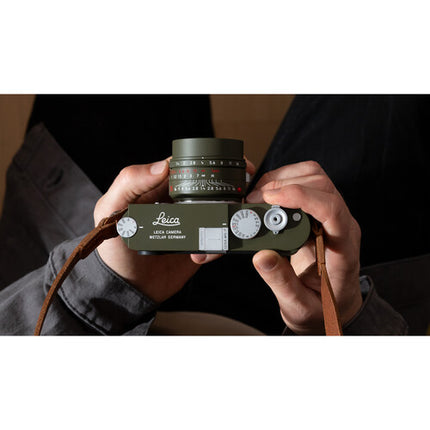 Leica Summilux-M 35mm f/1.4 ASPH. Objetivo Full-Frame 11 Láminas con Estuche Safari Green