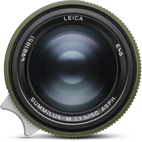 Leica Summilux-M 50mm f/1.4 ASPH Lente con Foco Manual y Parasol Retráctil Safari Green